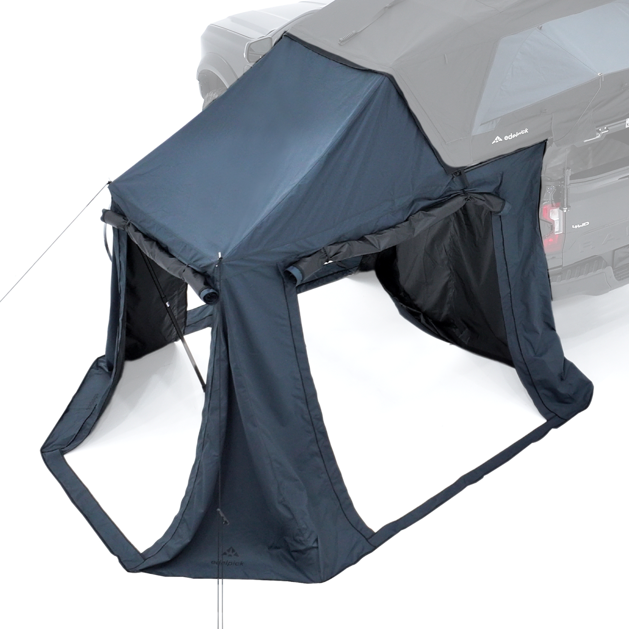 Tente de toit edelpick Mont Blanc 152 Gris : performance, design… et auvent offert !