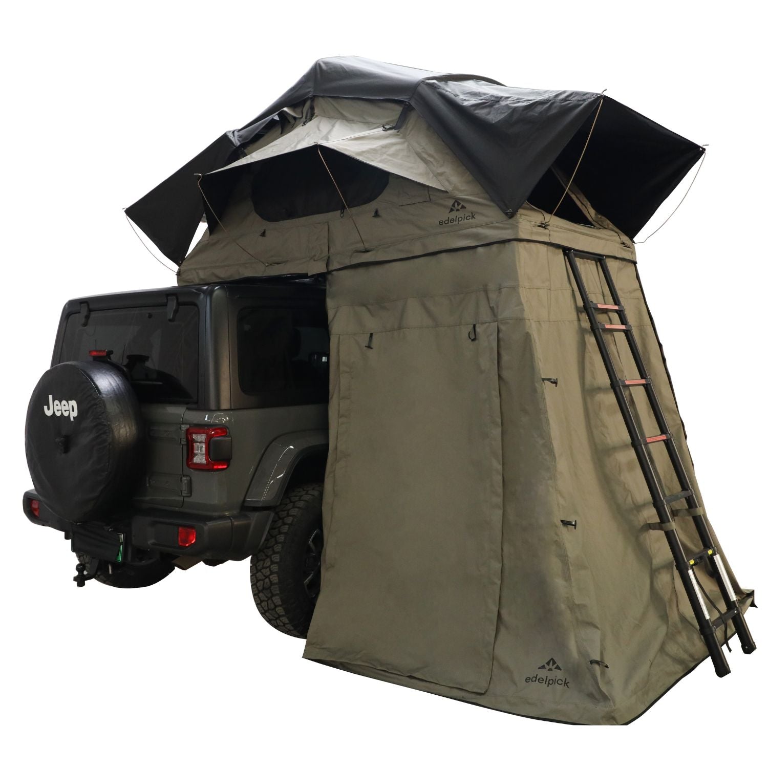 Tente de toit edelpick La Dôle, la tente iconique + son auvent offert !